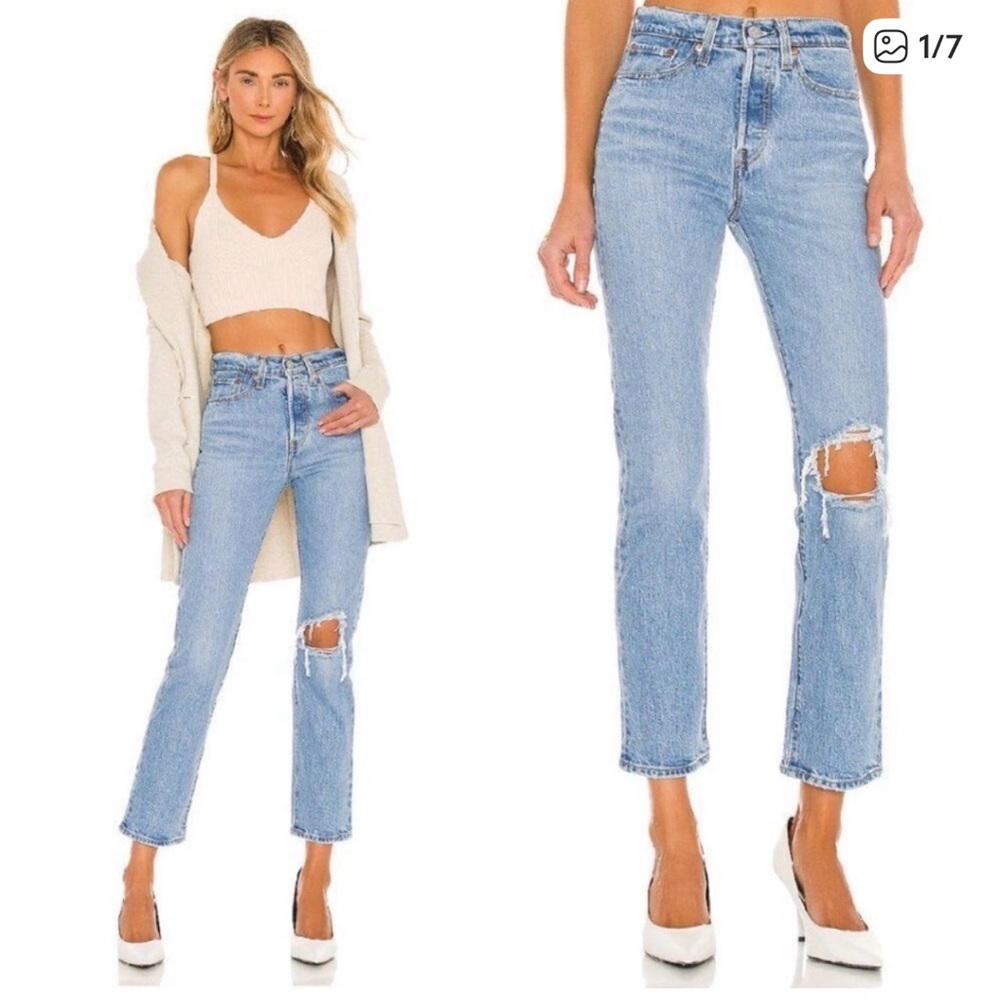 Levi’s wedgie straight Women's Light Blue Jeans size W30 L28